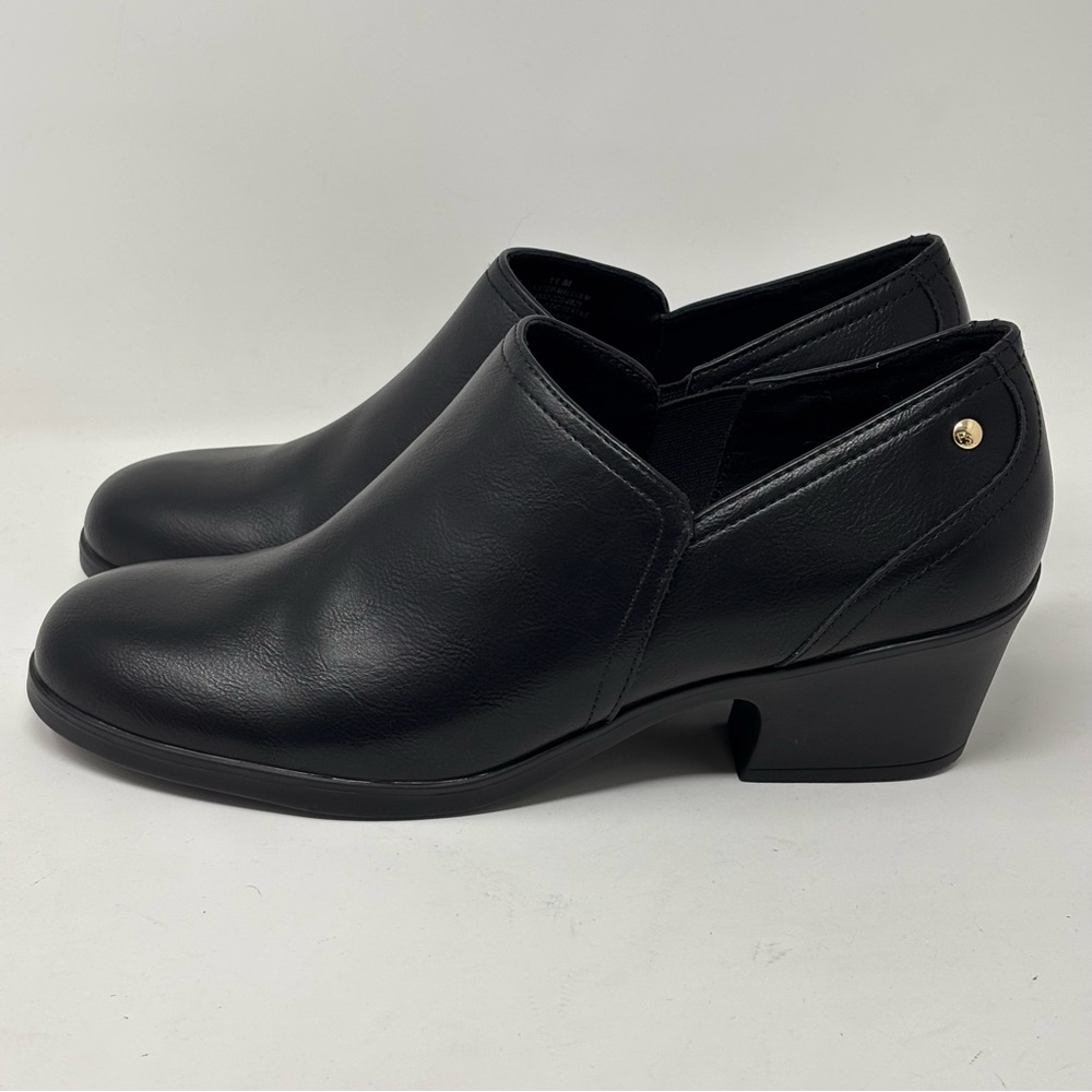 Flex Step Black Slip On Booties Malcolm Size 11 NWT - Picture 2 of 13